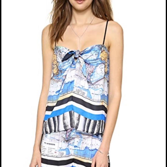 Clover Canyon Ancient world map tank top - Picture 2 of 5